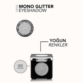 Flormar 005 Star Light Mono Yoğun Renk Veren Metalik Tekli Göz Farı