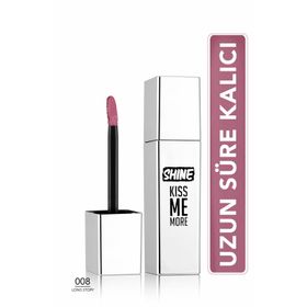 Flormar 008 Long Story Shine Kiss Me More Uzun Sure Kalici Parlak Bitisli Likit Ruj