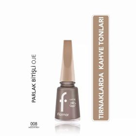 Flormar 008 Mocha Mist Kahve Tonlu Oje
