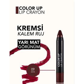 Flormar 009 Color Up Lip Crayon Koyu Vişne Çürüğü Ruj