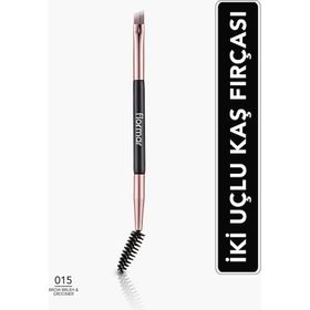 Flormar 015 Brow Brush&Groomer Ergonomik Uçlu 2'si 1 Arada Kaş Fırçası