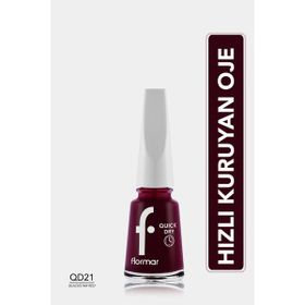 Flormar 021 Blackstar Red New Quick Dry Hızlı Kuruyan Yoğun Pigmentli Oje
