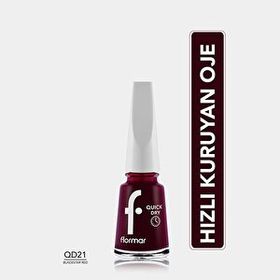 Flormar 021 Blackstar Red New Quick Dry Hızlı Kuruyan Yoğun Pigmentli Oje