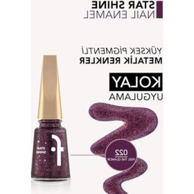 Flormar 022 Feel The Glamor Star Shine Yoğun Renk Veren Metalik Oje