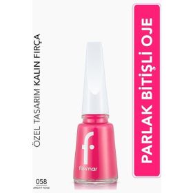 Flormar 058 Nail Enamel Parlak Bitişli Oje