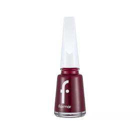 Flormar 075 Baroque Bordeaux Nail Enamel Uzun Süre Kalıcı Besleyici Oje