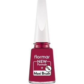 Flormar 075 Baroque Bordeaux Nail Enamel Uzun Süre Kalıcı Besleyici Oje