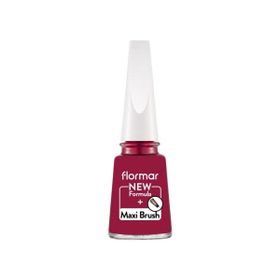 Flormar 075 Baroque Bordeaux Nail Enamel Uzun Süre Kalıcı Besleyici Oje