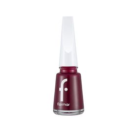 Flormar 075 Baroque Bordeaux Nail Enamel Uzun Süre Kalıcı Besleyici Oje