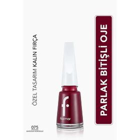 Flormar 075 Baroque Bordeaux New Nail Enamel Yüksek Pigmentli 11 ml Parlak Bitişli Oje