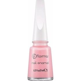 Flormar 077 Light Pink Nail Enamel Uzun Süre Kalıcı Besleyici Oje