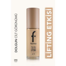 Flormar 090 Honey Skin Lifting Sıkılaştırma Etkili Parlak Fondöten