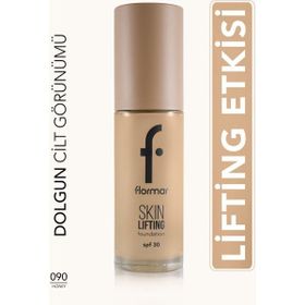 Flormar 090 Honey Skin Lifting Sıkılaştırma Etkili Parlak Fondöten