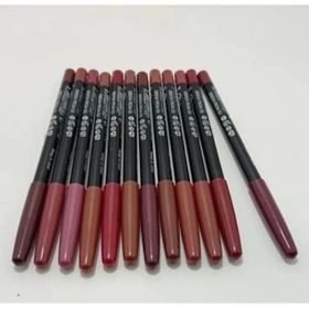 Flormar 12'li Waterproof Matte Color Lipstick Jumbo Kalın Kalem Dudak Kalemi