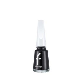 Flormar 313 Black Minimalism Nail Enamel Uzun Süre Kalıcı Besleyici Oje