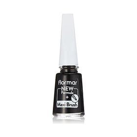 Flormar 313 Black Minimalism Nail Enamel Uzun Süre Kalıcı Besleyici Oje