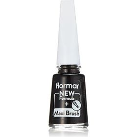 Flormar 313 Black Minimalism Nail Enamel Uzun Süre Kalıcı Besleyici Oje