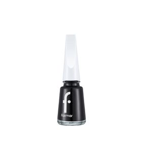 Flormar 313 Black Minimalism Nail Enamel Uzun Süre Kalıcı Besleyici Oje
