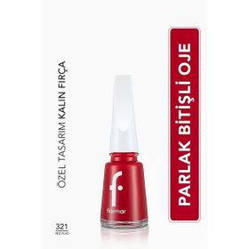 Flormar 321 Red Flag Nail Enamel Uzun Süre Kalıcı Besleyici Oje