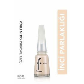 Flormar 372 Tender Beige New Pearly Yoğun Işıltı Veren Yarı Saydam Bazlı Sedefli Oje