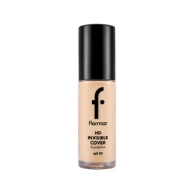 Flormar 40 Light Ivory Invisible Cover Hafif Yapılı Yarı Parlak Bitişli Spf30 30 gr Fondöten