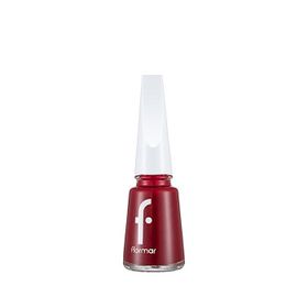 Flormar 406 Dark Red Nail Enamel Uzun Süre Kalıcı Besleyici Oje