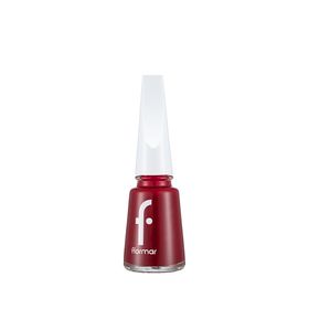Flormar 406 Dark Red Nail Enamel Uzun Süre Kalıcı Besleyici Oje