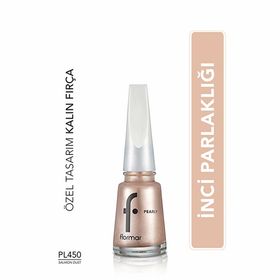 Flormar 450 Salmon Dust New Pearly Yoğun Işıltı Veren Yarı Saydam Bazlı Sedefli Oje