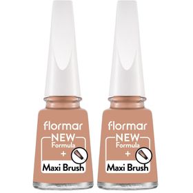 Flormar 472 Caramel Latte 2 Adet Nail Enamel Uzun Süre Kalıcı Besleyici Oje