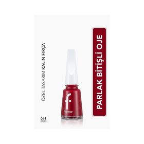 Flormar 48 Fiery Red Klasik Parlak Oje