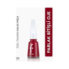Flormar 48 Fiery Red Klasik Parlak Oje