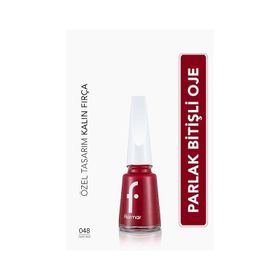 Flormar 48 Fiery Red Klasik Parlak Oje