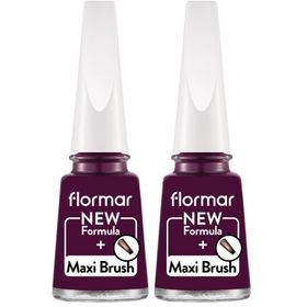 Flormar 483 Queen Zenobia 2'li Nail Enamel Uzun Süre Kalıcı Besleyici Oje