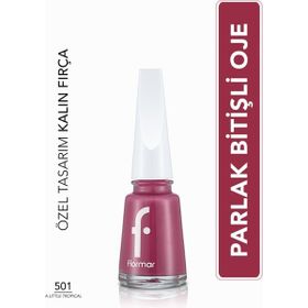 Flormar 501 A Little Tropical Nail Enamel Uzun Süre Kalıcı Besleyici Oje