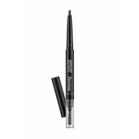 Flormar Angled Brow Pencil 03 Brown Kaş Kalemi ve Fırçası