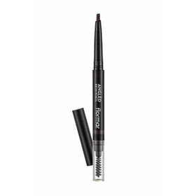 Flormar Angled Brow Pencil 04 Dark Brown Kaş Kalemi ve Fırçası