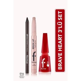 Flormar Brave Heart 3'lü Makyaj Seti