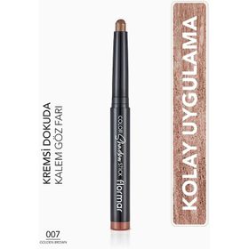 Flormar Color Shadow 007 Golden Brown Stick Far