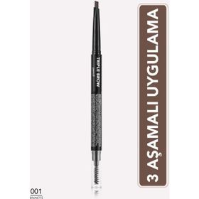 Flormar EBP-001 Brunette Triple Brow Pencil