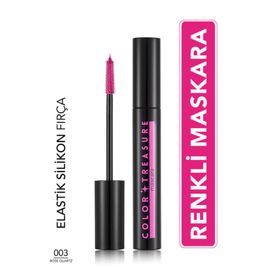 Flormar Exc 003 Rose Quartz Color Treasure Yoğun Pigment Veren Renkli Maskara
