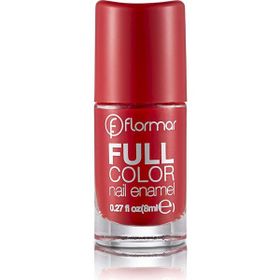 Flormar FC08 Optimistic Red Full Color Yoğun Renk Veren İnce Yapılı Oje