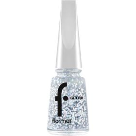 Flormar GL001 Stardust Yoğun Simli Şeffaf Oje