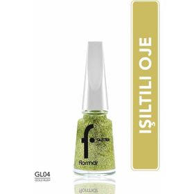Flormar Gl004 Gold Rush Yoğun Simli Şeffaf Oje