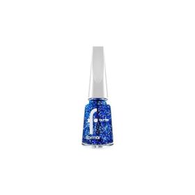 Flormar Glitter Sapphire Shine 07 Parlak Bitişli Simli Oje