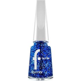 Flormar Glitter Sapphire Shine 07 Parlak Bitişli Simli Oje