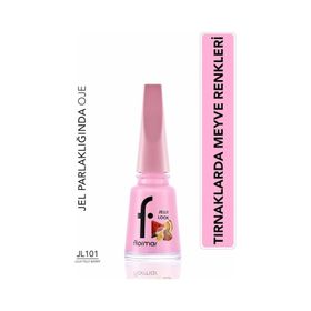 Flormar Jl101 Lilly Pilly Berry Smoothie Juicy Fruits Jelly Look Yüksek Pigmentli ve Parlak Bitişli Jel Görünüm Oje