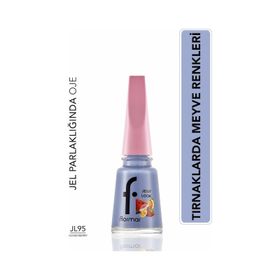 Flormar Jl95 Honey Berry Juicy Fruits Jelly Look Yüksek Pigmentli ve Parlak Bitişli Jel Görünümlü Oje