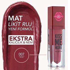 Flormar Kiss Me More 007 Rosa Mat Ruj