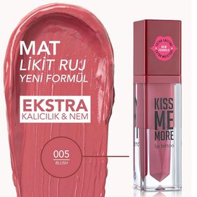 Flormar Kiss Me More Lip Tattoo 005 Blush Likit Mat Ruj