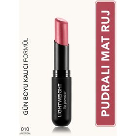 Flormar Lightweight Lip Powder Yüksek Pigmentli ve Mat Bitişli Ultra Hafif 3 gr 010 Sweet Girl Ruj
